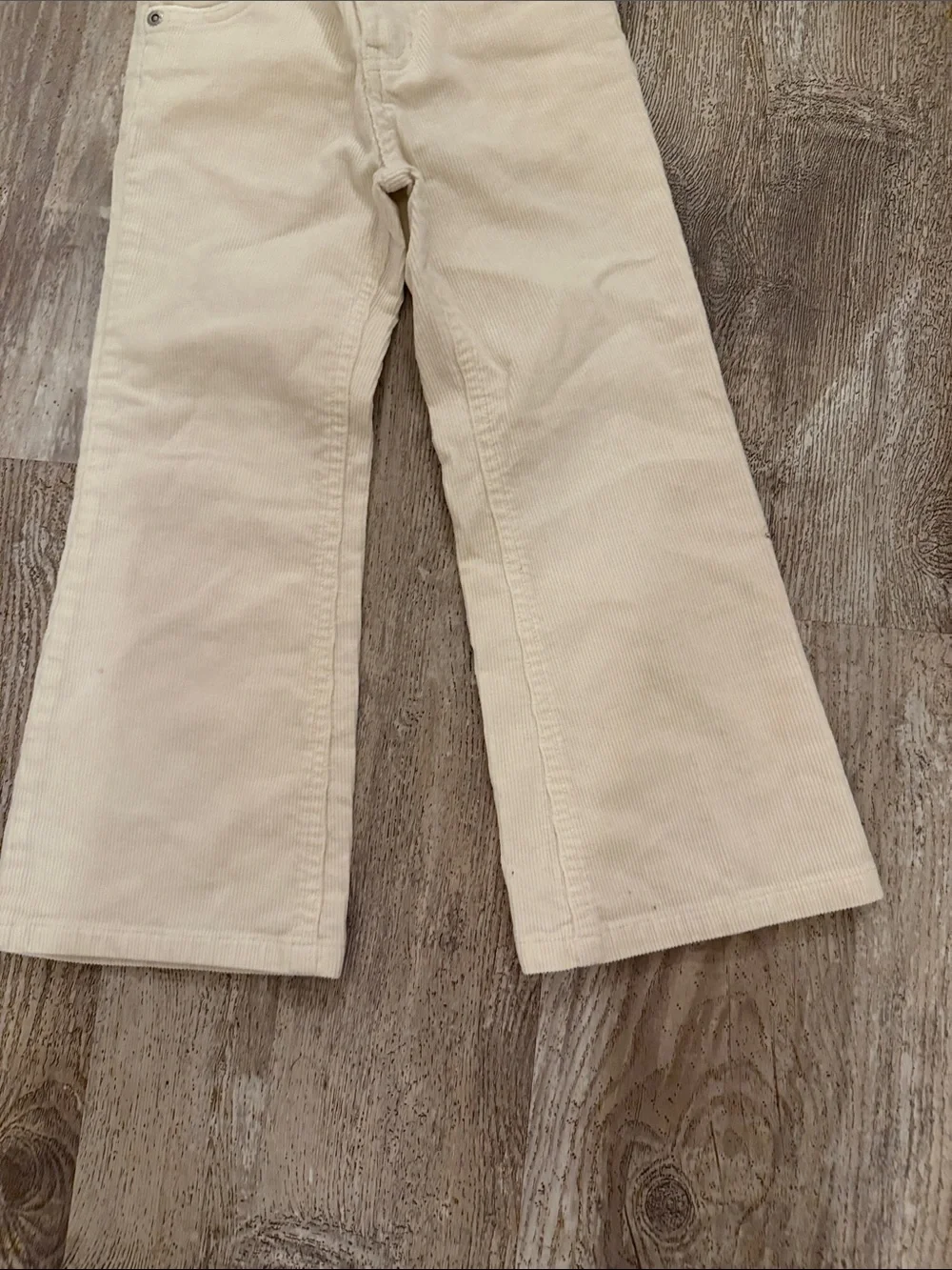Ralph Lauren Kids Cream Corduroy Jeans
